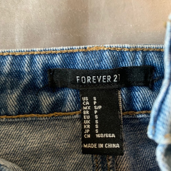 High Waist Denim Skirt - Picture 2 of 4